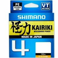 Шнур плетёный Shimano Kairiki х4 BRAID Hi-Vis Orange 150м