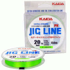Плетеный шнур Kaida Jig Line PE 8X Ultra Smooth 150м
