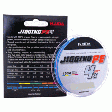 Плетеный шнур Kaida JIGGING PE4 Multicolor 150м