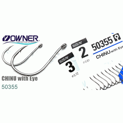 Крючки OWNER 50355 CHINU with Eye описание и фото