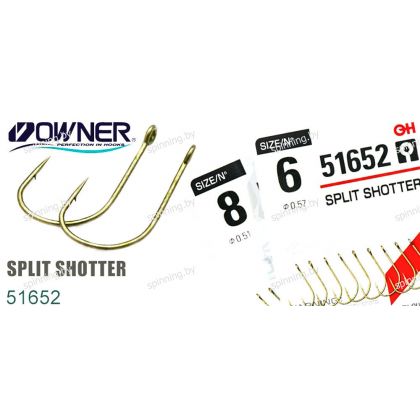 Крючки OWNER 51652 SPLIT SHOTTER описание и фото