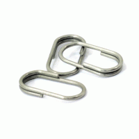 Заводные овальные кольца Kosadaka 10мм (тест 10кг) 1215N-10