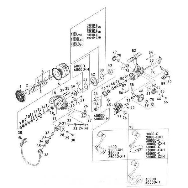 Daiwa fuego 4000 схема