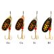 Блесна вращающаяся Mepps Black Fury Jaune 4-** (8г)