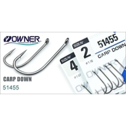 Крючки Owner 51455 CARP DOWN описание и фото
