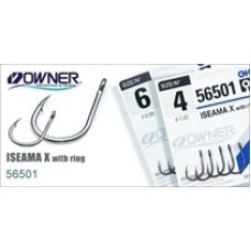 Крючки Owner 56501 ISEAMA X with ring