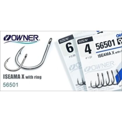 Крючки Owner 56501 ISEAMA X with ring описание и фото