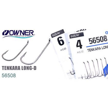 Крючки Owner 56508 Tenkara LONG-D описание и фото