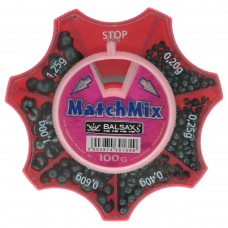 Набор грузил Balsax Match Mix 100г, 0.20-1.25г