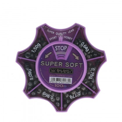 Набор грузил Balsax Super Soft 100г, 0.64-1.50г