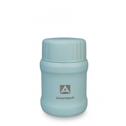 Термос Арктика для еды голубой 0,5л видео, описание и фото